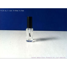 12ml Glass Nail Polish Oil Bottles with Cap and Brush